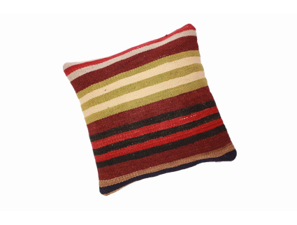 Oriental Kilim Pillow cushion natural colors & wool ca. 40x40 cm