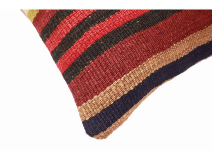 Oriental Kilim Pillow cushion natural colors & wool ca. 40x40 cm