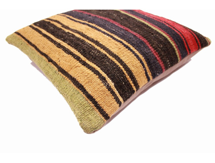 Oriental Kilim Pillow cushion natural colors & wool ca. 40x40 cm