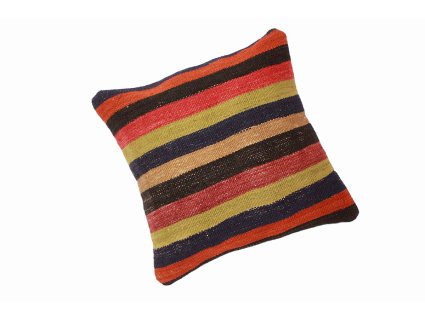 Oriental Kilim Pillow cushion natural colors & wool ca. 40x40 cm