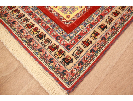 Persian carpet Nimbaf pure wool 100x59 cm