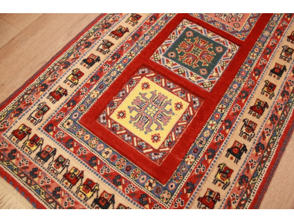 Persian carpet Nimbaf pure wool 100x59 cm