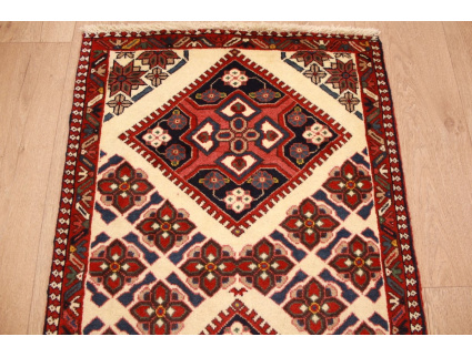 Perserteppich Yalameh Nomadenteppich 95x56 cm Beige