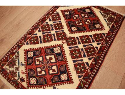 Perserteppich Yalameh Nomadenteppich 95x56 cm Beige