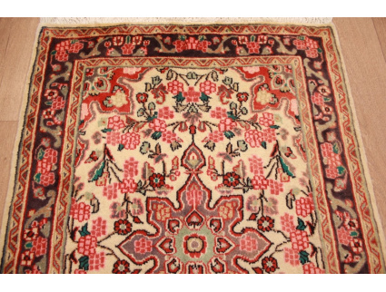 Persian carpet Djozan pure wool  90x74 cm Beige