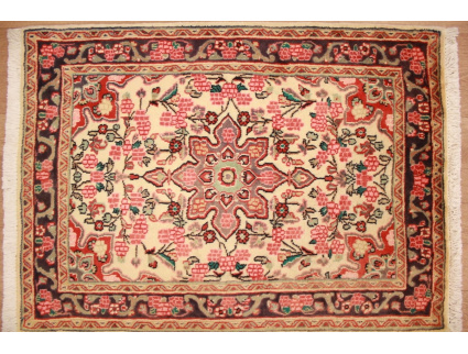 Persian carpet Djozan pure wool  90x74 cm Beige