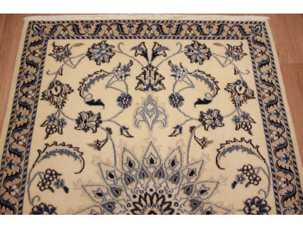 Oriental carpet Persian carpet Nain  139x98 cm Beige