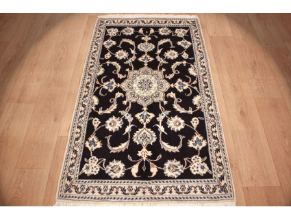 Persian carpet Nain 154x90 cm dark blue