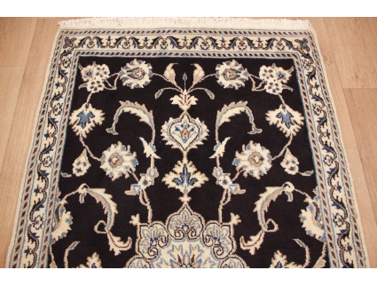 Persian carpet Nain 154x90 cm dark blue