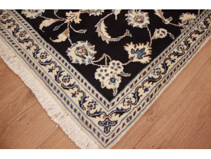 Persian carpet Nain 154x90 cm dark blue