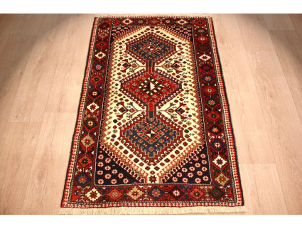 Persian carpet Yalameh pure wool 129x83 cm