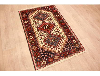 Persian carpet Yalameh pure wool 129x83 cm