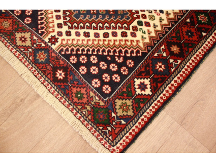 Persian carpet Yalameh pure wool 129x83 cm