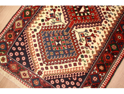 Persian carpet Yalameh pure wool 129x83 cm