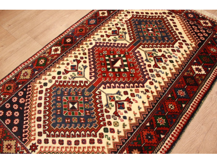 Persian carpet Yalameh pure wool 129x83 cm