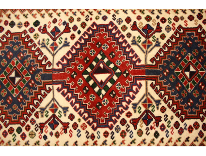 Persian carpet Yalameh pure wool 129x83 cm