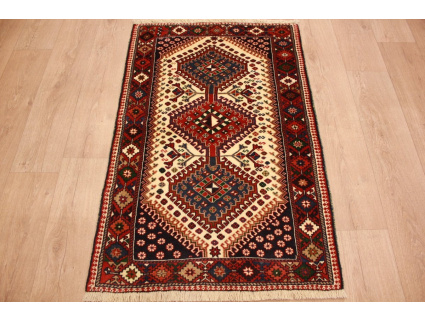 Persian carpet Yalameh pure wool 129x83 cm