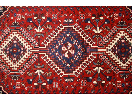 Persian carpet Yalameh pure wool 133x79 cm Red