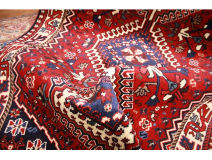 Persian carpet Yalameh pure wool 133x79 cm Red