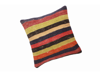 Oriental Kilim Pillow cushion natural colors & wool ca. 40x40 cm