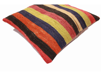 Oriental Kilim Pillow cushion natural colors & wool ca. 40x40 cm