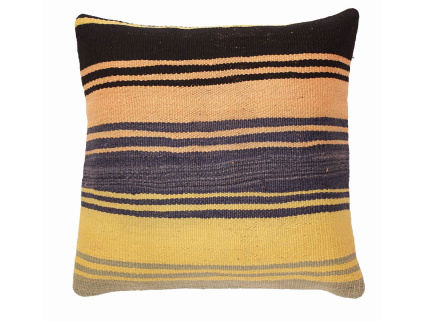 Oriental Kilim Pillow cushion natural colors & wool ca. 40x40 cm