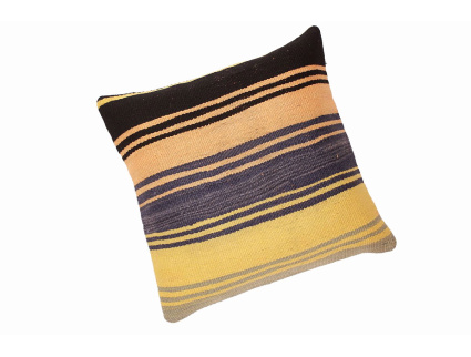 Oriental Kilim Pillow cushion natural colors & wool ca. 40x40 cm