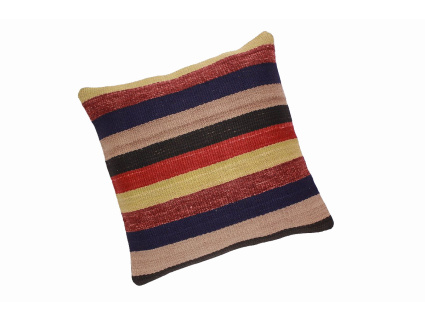 Oriental Kilim Pillow cushion natural colors & wool ca. 40x40 cm