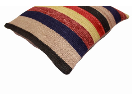 Oriental Kilim Pillow cushion natural colors & wool ca. 40x40 cm