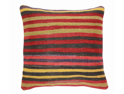 Oriental Kilim Pillow cushion natural colors & wool ca. 40x40 cm