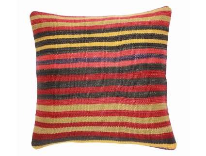 Oriental Kilim Pillow cushion natural colors & wool ca. 40x40 cm