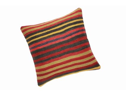 Oriental Kilim Pillow cushion natural colors & wool ca. 40x40 cm