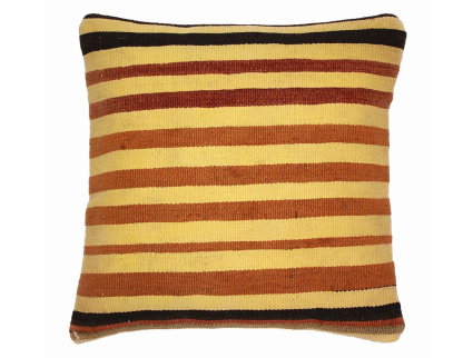 Oriental Kilim Pillow cushion natural colors & wool ca. 40x40 cm