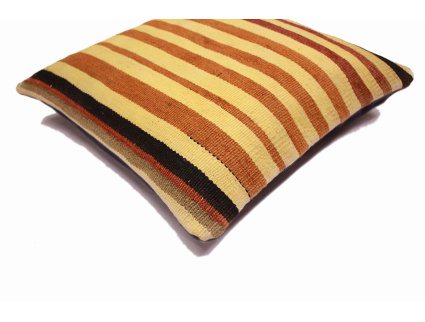 Oriental Kilim Pillow cushion natural colors & wool ca. 40x40 cm