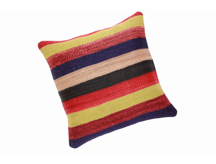 Oriental Kilim Pillow cushion natural colors & wool ca. 40x40 cm