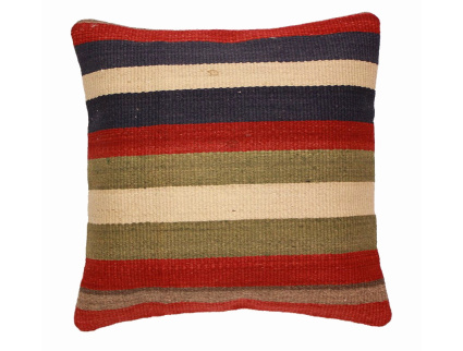 Oriental Kilim Pillow cushion natural colors & wool ca. 40x40 cm