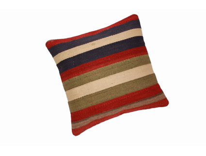 Oriental Kilim Pillow cushion natural colors & wool ca. 40x40 cm