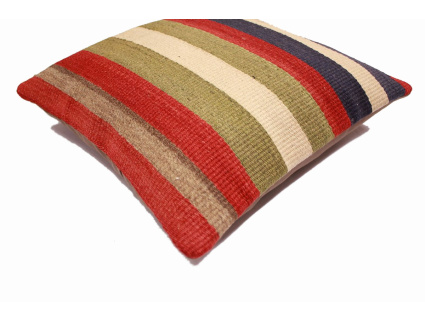 Oriental Kilim Pillow cushion natural colors & wool ca. 40x40 cm