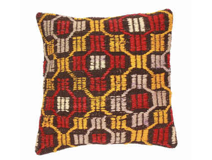 Oriental Kilim Pillow cushion natural colors & wool ca. 40x40 cm