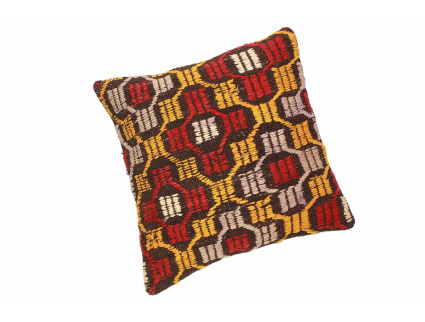 Oriental Kilim Pillow cushion natural colors & wool ca. 40x40 cm