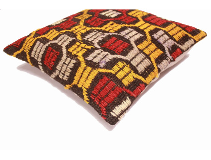 Oriental Kilim Pillow cushion natural colors & wool ca. 40x40 cm