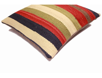 Oriental Kilim Pillow cushion natural colors & wool ca. 40x40 cm