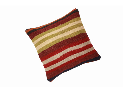 Oriental Kilim Pillow cushion natural colors & wool ca. 40x40 cm