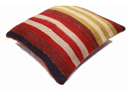 Oriental Kilim Pillow cushion natural colors & wool ca. 40x40 cm