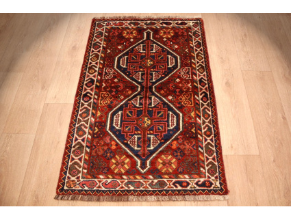 Persian carpet Ghashghai virgin wool 125x89 cm Shiraz