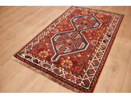 Persian carpet Ghashghai virgin wool 125x89 cm Shiraz