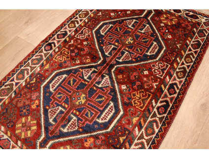 Persian carpet Ghashghai virgin wool 125x89 cm Shiraz