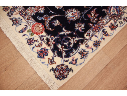 Fine Persian carpet Isfahan with silk 170x70 cm Runner