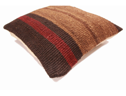 Oriental Kilim Pillow cushion natural colors & wool ca. 40x40 cm