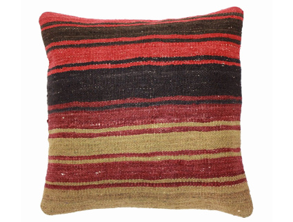 Oriental Kilim Pillow cushion natural colors & wool ca. 40x40 cm